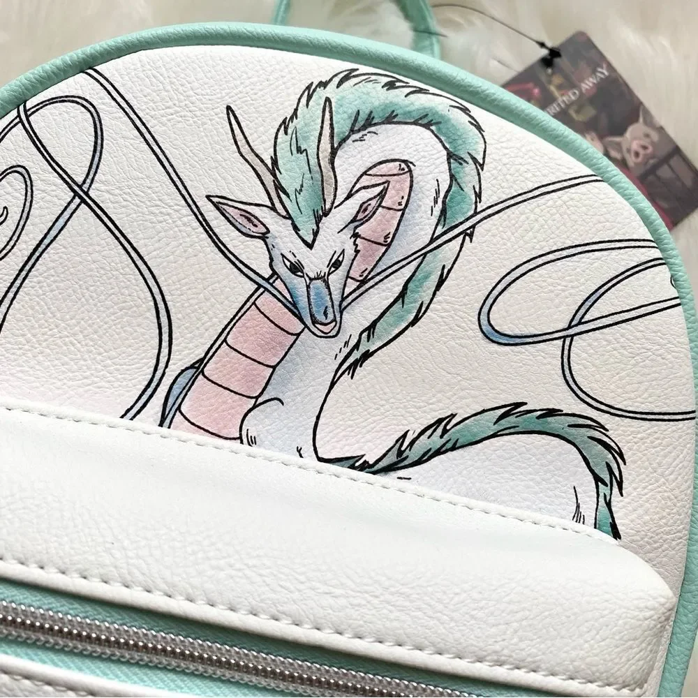 Loungefly Studio Ghibli Spirited Away Haku Pastel Mini Backpack 🐉